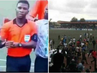 Video: Referee escapes death after Kano Pillars fans attack in Lagos