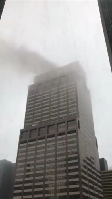 Helicopter Reportedly Crashes Onto Roof of High-Rise Building in Manhattan