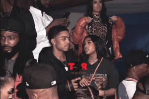 Justin Combs with Lori Harvey his then Girlfriend