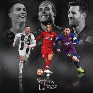 Messi, Ronaldo, And Van Dijk Shortlisted For UEFA Player Of The Year, Who Wins?