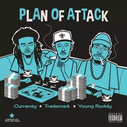 Curren$y, Trademark Da Skydiver & Young Roddy – Plan of Attack [Album Download]
