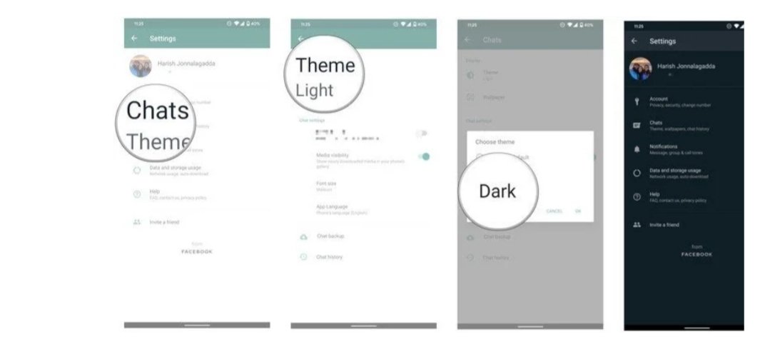 How to set dark mode on WhatsApp for Android. How to set dark mode on WhatsApp for Android.