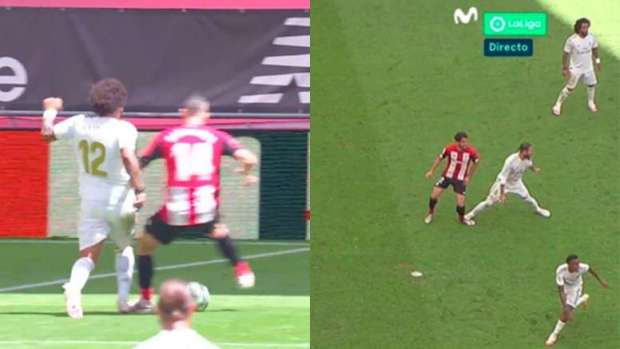 VAR Spotted Dani Garcia Stepping On Marcelo, But Not Ramos On Raul Garcia VAR Spotted Dani Garcia Stepping On Marcelo, But Not Ramos On Raul Garcia