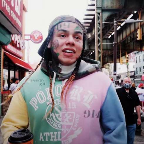 6ix9ine and security attacked by New York Trey Way Goons