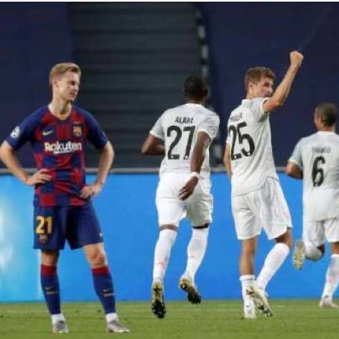 Bayern Munich Defeated Barcelona 8-2
