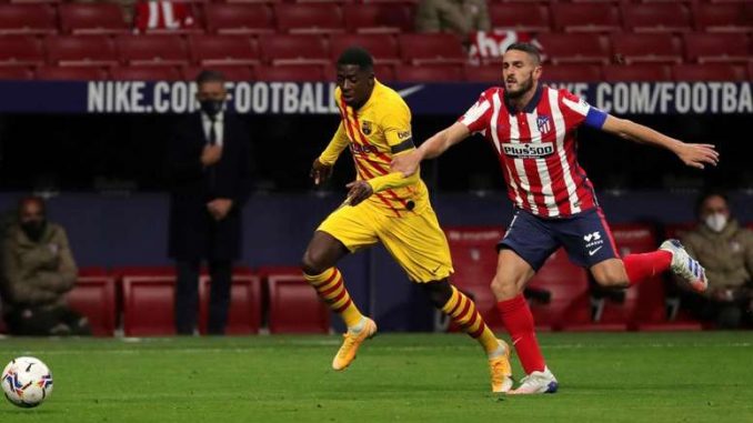 Dembélé Seemingly Has A Sprained Shoulder