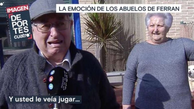 Ferran Torres Grandparents Fight Tears During Interview Ferran Torres Grandparents Fight Tears During Interview