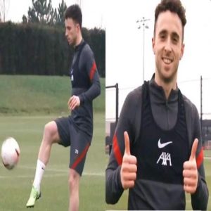 Diogo Jota Starts Training