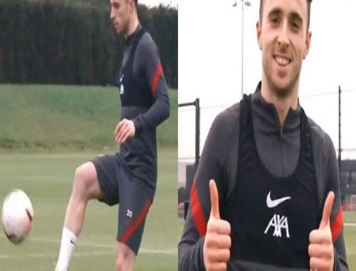 Diogo Jota Starts Training